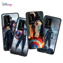 Marvel-capa de celular falcon soldado, para os modelos huawei p40, p30, p20 pro, p10, p9, p8 lite, ru e, mini plus 2019, 2017 2024 - compre barato