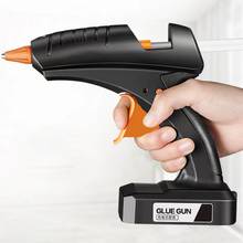 Cordless Hot Melt Glue Gun 80W 12V Rechargeable lithium battery Wireless Professional Repair tool glue gun for 11mm Glue Stick 2024 - buy cheap