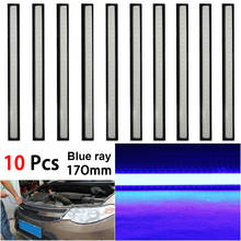 10PCS/Set Car led bar Light Strip COB daytime running lights DC10V-12V Waterproof Fog Light 170mm Parking Led bar Lamp Strip