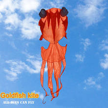 Goldfish Kite Fun Animal Kite Soft Single Line Kite Outdoor Sports Flying Tools Children Gift Adult Kite With Kite Line 2024 - buy cheap