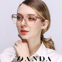 Gafas ópticas de ojo de gato para mujer, anteojos miopes con prescripción, antirayos azules, montura óptica completa para Miopía 2024 - compra barato