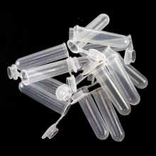 300pcs Scale line 5ml Plastic Centrifuge tube Round bottom Vial Snap Cap For Sample Specimen 2024 - buy cheap