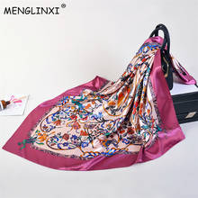 Birds Floral Winter Scarf Women Square Scarves Female Kerchief Fashion Bandana Handkerchief For Ladies Hijab Brand Scarves 2024 - buy cheap