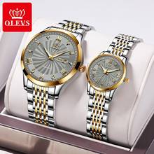 OLEVS Luxury Watch for Couple Brand Women Men's Mechanical Watches Fashion Lover Automatic Watch Trending reloj hombre mujer 2024 - buy cheap