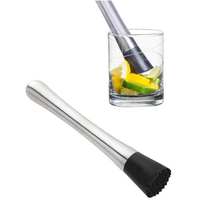 Barra de aço inoxidável cocktail mojito mint muddler diy bebida frutas esmagadas cocktail gelo misturador mudler barware barware barra ferramenta 2024 - compre barato