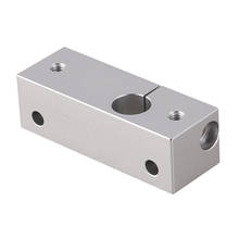 Fixed Aluminum Heated Block Heated Heating Fixed Aluminum Block for MK10 Wanhao 3D Printer Accessories 2024 - buy cheap