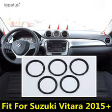 Lapetus-accesorios para aire acondicionado Suzuki Vitara, Kit de cubierta de moldura, salida de CA, anillo de ventilación, embellecedor, 5 piezas, 2015 - 2020 2024 - compra barato