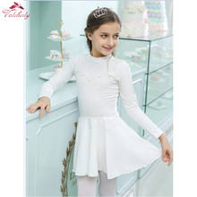 New Girls Dance Skirt Soft Chiffon Dance Dress Elastic Waistband  Dancewear Kids Dance Costume 2024 - buy cheap