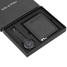 Special Gift Men Watches Wallet Set Box Family For Son DAD Men Boyfriend Quartz Men Wristwatch Wallet Birthday Gift Set Reloj 2024 - buy cheap