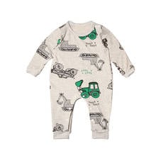 Newborn Baby Cartoon Clothes Cotton Pig Boys girls Romper Long Sleeve Clothing Infant Baby Jumpsuit 2024 - buy cheap