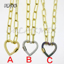 3Pcs Heart zircon pendants necklace high quality crystal pendants necklace fashion accessories fashion jewelry for women 50954 2024 - buy cheap