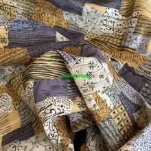 High-quality brand high-count yarn pure ramie digital printed cloth garment fabric 2024 - buy cheap