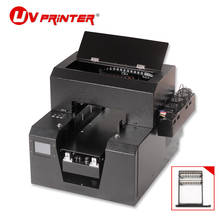 Máquina de impresión pequeña para impresora de inyección de tinta, de alta resolución, UV, comercial, para silicona/cuero/cerámica/vidrio/plástico, A4 2024 - compra barato