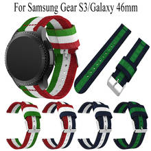 22mm Original Sport Nylon watchband For Samsung Galaxy watch 46mm belt for Samsung Gear S3 Vivoactive 4 Bracelet For imilab kw66 2024 - buy cheap