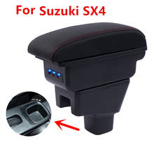 Para suzuki sx4 caixa de apoio de braço para suzuki sx4 loja central caixa conteúdo produtos acessórios com interface usb 2024 - compre barato