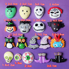 10pcs/lot Halloween Funny mask Ghost eyeball Flatback Resin Cabochon Scrapbooking Fit Phone Embellishments Diy Finding XL811 2024 - buy cheap