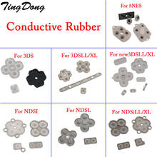 TingDong For NDS NDSL NDSI LL XL 3DS NEW 3DS SNES NES Conductive Rubber Button Pad Set Replacement Part 2024 - buy cheap