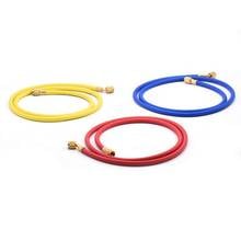 3Pcs 1.5m Refrigeration Charging Hoses 1/4" SAE Female Manifold Set For 550 /549 /557/ 570 Gauge Air Conditioner Gauge Tools 2024 - buy cheap