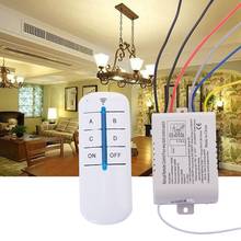 4 Way Light Lamp Digital Wireless Remote Control Switch ON/OFF 220V 2024 - buy cheap