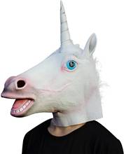 Unicorn Latex Animal Head Mask Party Deluxe Novelty Halloween Costume Party Masquerade Full Head Face Masks Hood Masque 2024 - buy cheap