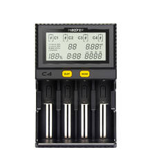 Free Shipping  C4 18650 Charger Discharge Test Capacity Intelligent Lithium Nickel Hydride Battery Electronic Power Meter 2024 - buy cheap