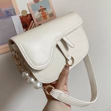 Women Luxury Handbags White Messenger Bags Ladies Bolsas Pearl Chain Cross Body Bags for Woman Shoulder Bag Female Designer Bag 2024 - buy cheap