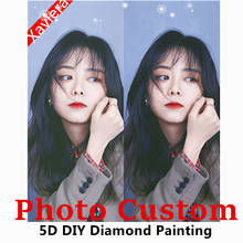 Photo Custom Diamond Painting New 5D DIY Full Round/Square Drill Cross Stitch Private Picture Mosaic Embroidery Home Decoration 2024 - buy cheap