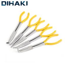 DIHAKI-Alicates de punta larga de 90/45/25 grados, herramienta de mano multiherramienta, punta de aguja recta, tipo O, 5 tipos 2024 - compra barato