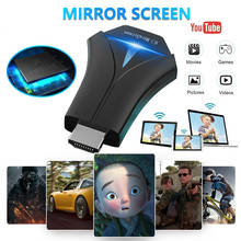 Mirascreen k12 tv vara wi-fi display receptor hdmi-compatível com adaptador de fluxo de tela espelho fundido airplay miracast 2024 - compre barato