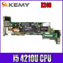 Akemy VIUX1 NM-A091 For Lenovo Thinkpad X240 Notebook Motherboard CPU I5 4210U 100% Test Work FRU 00HM950 00HM952 00HM954 2024 - buy cheap
