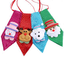 Corbatas de Navidad brillantes para perros pequeños, productos para mascotas, muñeco de nieve, ciervo, 50 Uds. 2024 - compra barato