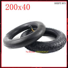 Neumático de goma para bicicleta plegable, accesorios de motocicleta y coche, 8 pulgadas, 200x40, 200x40 2024 - compra barato