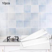 10Pcs Kitchen Oil-proof Wall Stickers Self Adhesive Protective Film  Stove Anti-fouling Transparent Tile Stickers Home Decor 2024 - buy cheap
