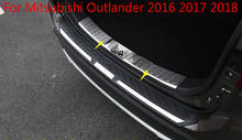 Для Mitsubishi Outlander 2016 2017 2018 протектор из нержавеющей стали для внутреннего заднего бампера 2024 - купить недорого