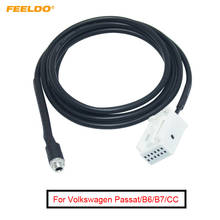 Cable adaptador de AUX-IN para Radio de coche, adaptador de Audio MP3, RCD510, RCD310, para Volkswagen Passat B6, Golf Polo, 12 Pines, 10 Uds. 2024 - compra barato