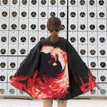 New Long-sleeved Kimono Traditional Kimonos Cardigan Streetwear Female Japanese Robe Couple Cloak Coat Yukata Samurai Costume 2024 - buy cheap