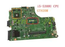 JOUTNDLN FOR Dell Inspiron 3543 Laptop Motherboard 02GD89 2GD89 CN-02GD89 FX3MC DDR3 W/ i5-5300U CPU GT820M Tested 2024 - buy cheap