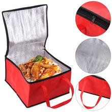 Bolsa portátil para entrega de Pizza, bolsa aislante para alimentos, soporte de almacenamiento térmico para acampar al aire libre, bolso de mano para Picnic, 1 ud. 2024 - compra barato