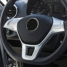 Cubierta de volante de coche, pegatina de decoración embellecedora de ABS para Volkswagen VW Golf 7 GTI MK7 POLO 2014 2015 Jetta MK6 2015 2024 - compra barato