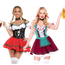 Carnival Dirndl German Oktoberfest Costume Multiple Classic Beerfest Tavern Clubs Bartender Cosplay Fancy Party Dress Halloween 2024 - buy cheap