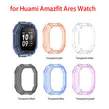 Funda protectora de TPU 2021 para Huami Amazfit Ares, carcasa protectora de pantalla, fundas chapadas en parachoques para Huami Amazfit Ares 2024 - compra barato