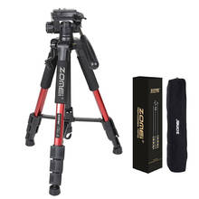 ZOMEI Q111 Professional Portable Travel Aluminum Camera Tripod&Pan Head for SLR DSLR Digital Camera Three color 2024 - buy cheap