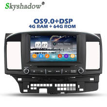 720P Car DVD Player DSP IPS Android 11.0 4G +64G + 8 Core GPS map RDS Radio wifi Bluetooth 5.0 For MITSUBISHI Lancer 2006- 2015 2024 - buy cheap