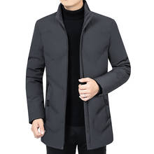 Новинка 2020, зимняя мужская куртка, утепленные теплые мужские парки, пальто с капюшоном, мужские флисовые куртки, верхняя одежда, ветрозащитная пуховая парка 2024 - купить недорого