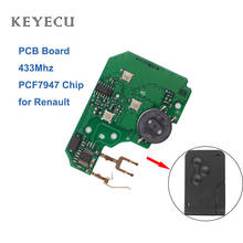 Keyecu New Replacement Remote PCB Board 433Mhz PCF7947 Chip for Renault Megane Scenic 2003 2004 2005 2006 2007 2008 (No Shell) 2024 - buy cheap