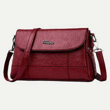 Simple Plaid PU Leather Crossbody Bags For Women Quality Shoulder Messenger Bag Female Handbags Purse Designer Bags Tote 2024 - buy cheap