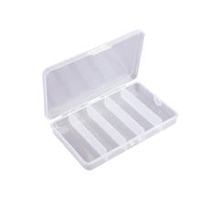 5 Compartments Fishing Tackle Box Plastic Waterproof fishing equipment Fish Lure Hook Bait Storage Case Organizer Container 2024 - buy cheap