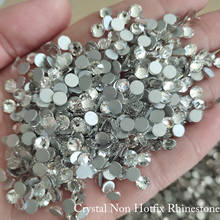 Wholesale Big pack Crystal/AB Non Hot Fix Rhinestone Flatback Glass Strass Non Hotfix Rhinestone For Nail Art Decorations 2024 - buy cheap