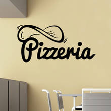 Large pizza Vinyl Wallpaper For Kids Rooms Home Decor Sticker Mural Kitchen Room Decoration naklejki na sciane 2024 - buy cheap