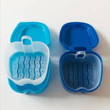 Caixa de armazenamento de dentes falsos, organizador de dentes artificial de plástico para armazenamento de dentes, para viagens, retentor de limpeza 2024 - compre barato